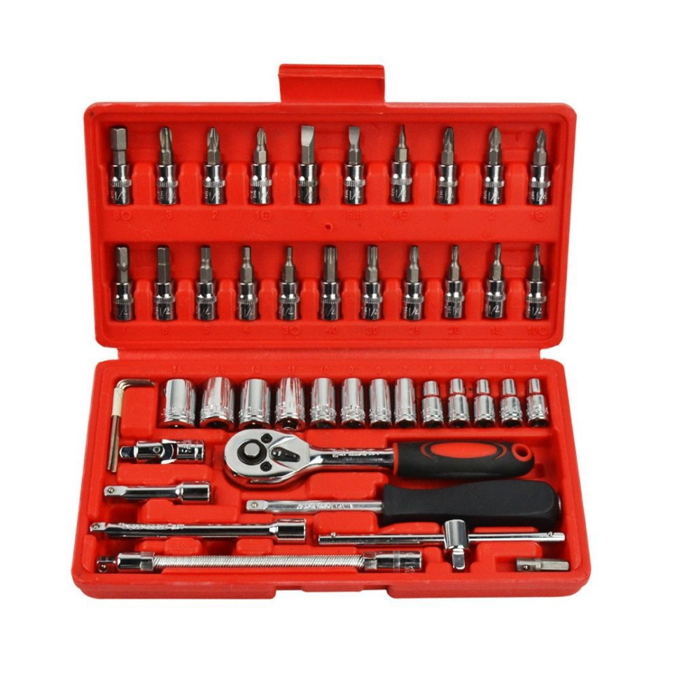 46 Pieces 1/4-Inch Socket Set (DEMO UNIT)