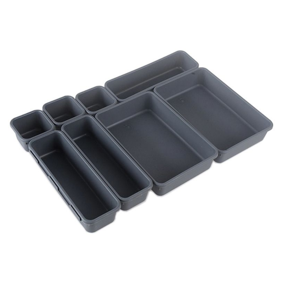 8-Piece Drawer Organizer Dividers Set