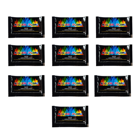 Magical Vibrant Colorful Flame Set 30g - Pack Of 10