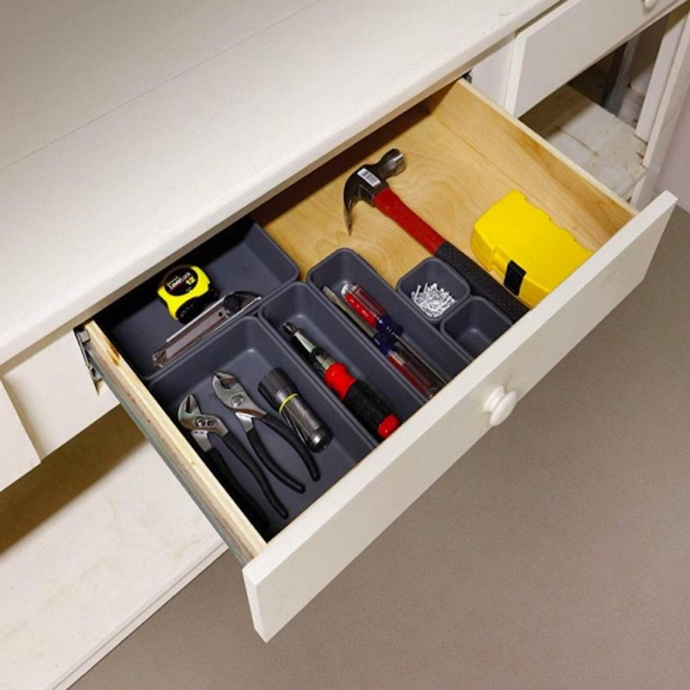 8-Piece Drawer Organizer Dividers Set