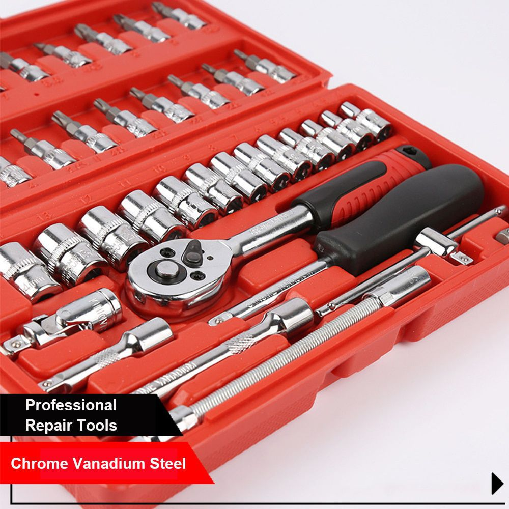 46 Pieces 1/4-Inch Socket Set (DEMO UNIT)