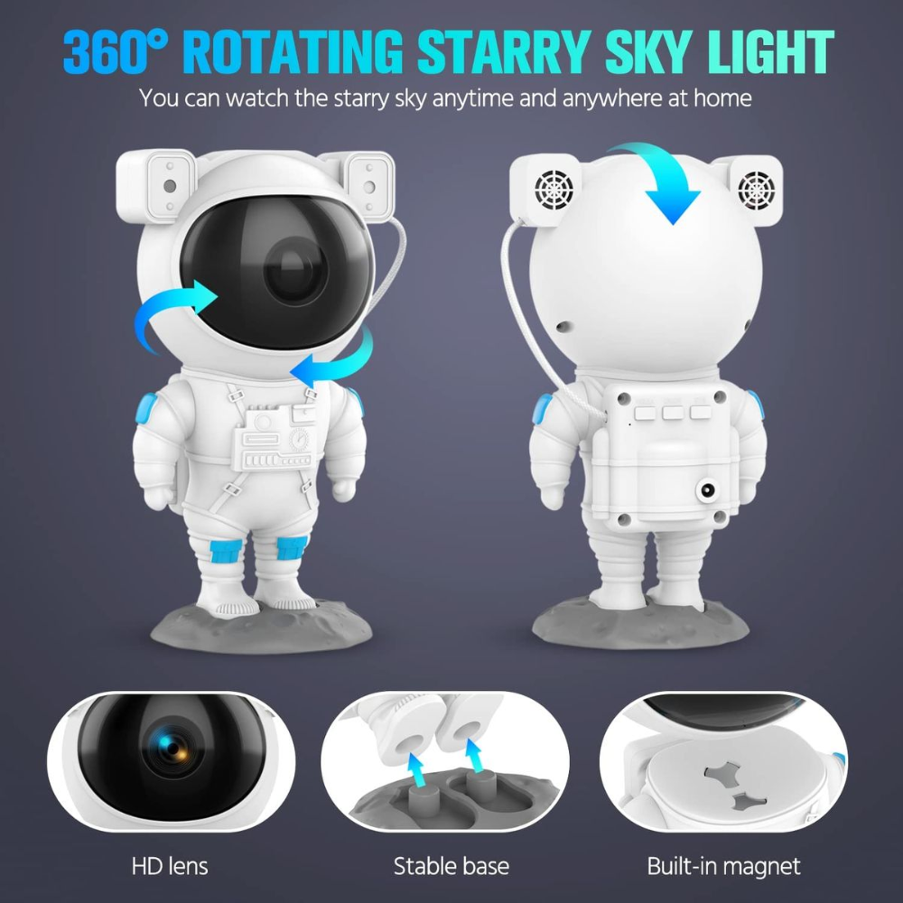 Astronaut Galaxy Projector Light