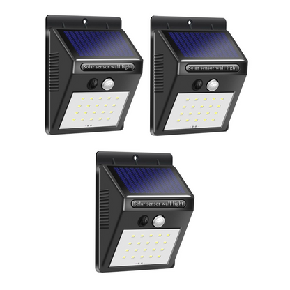 LED Solar Powered LED Wall Light with Night Sensor