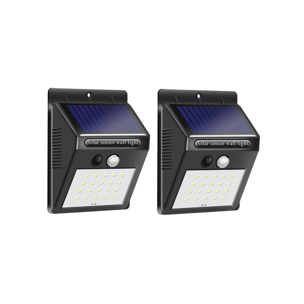 LED Solar Powered LED Wall Light with Night Sensor