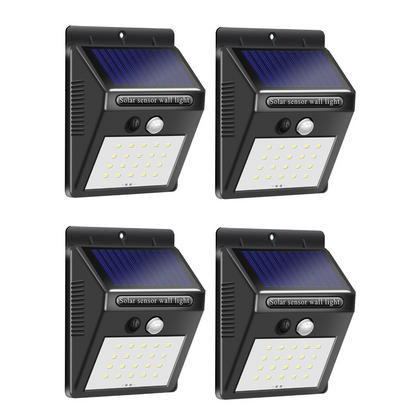 LED Solar Powered LED Wall Light with Night Sensor